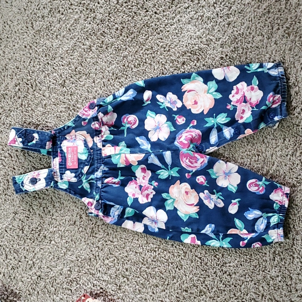 Vintage Osh Kosh Floral Jumper